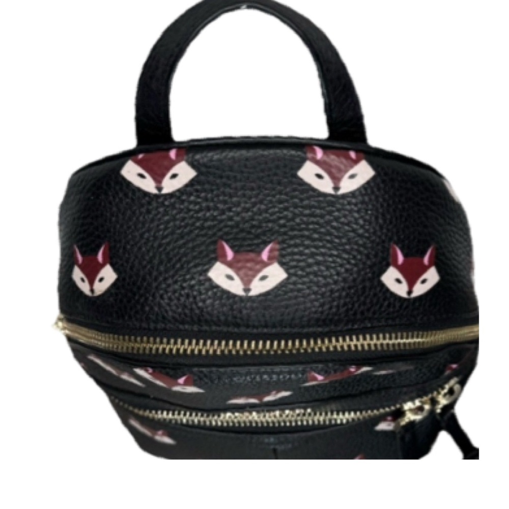 🦊♠️Kate Spade New York Out of the Woods Fox Mini Backpack w/COA♠️🦊 - Picture 6 of 12